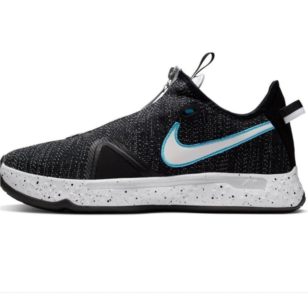 Nike  Black Gray and Blue Chris Paul Basketball Shoes